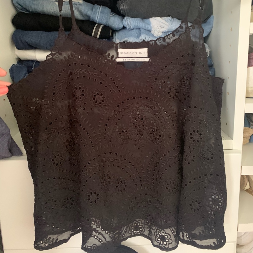 Urban outfitters eyelet tank never worn w/out tags